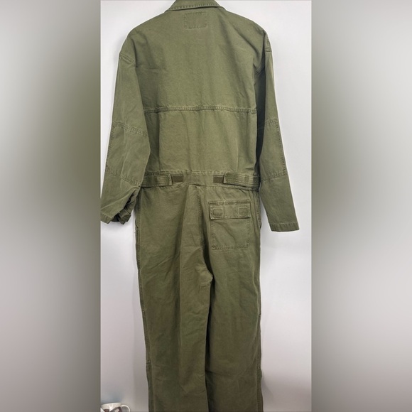 Spirit Jersey Army Green Jumpsuit Small NWOT Unisex Work suit - Picture 5 of 5